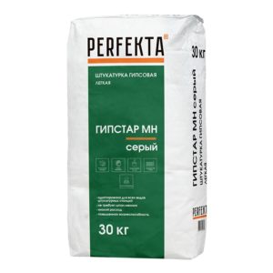 0596 Штукатурка гипсовая легкая Гипстар МН серый, 30 кг