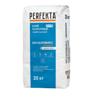 0794 Клей плиточный универсальный Мультификс C1 TE Зимняя серия, 25 кг