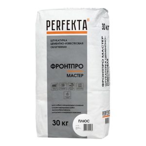 5065 Штукатурка цементно-известковая облегченная гладкая Фронтпро Мастер Плюс, 25 кг