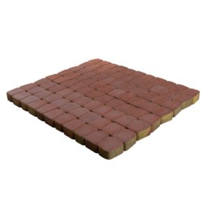 Тротуарная плитка Braer КЛАССИКО КРУГОВАЯ винный 3