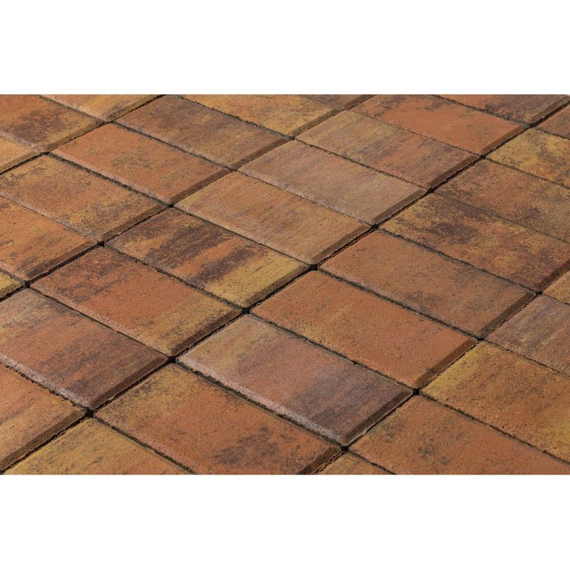 Тротуарная плитка Braer Прмоугольник Color Mix Прайд 40 мм 2
