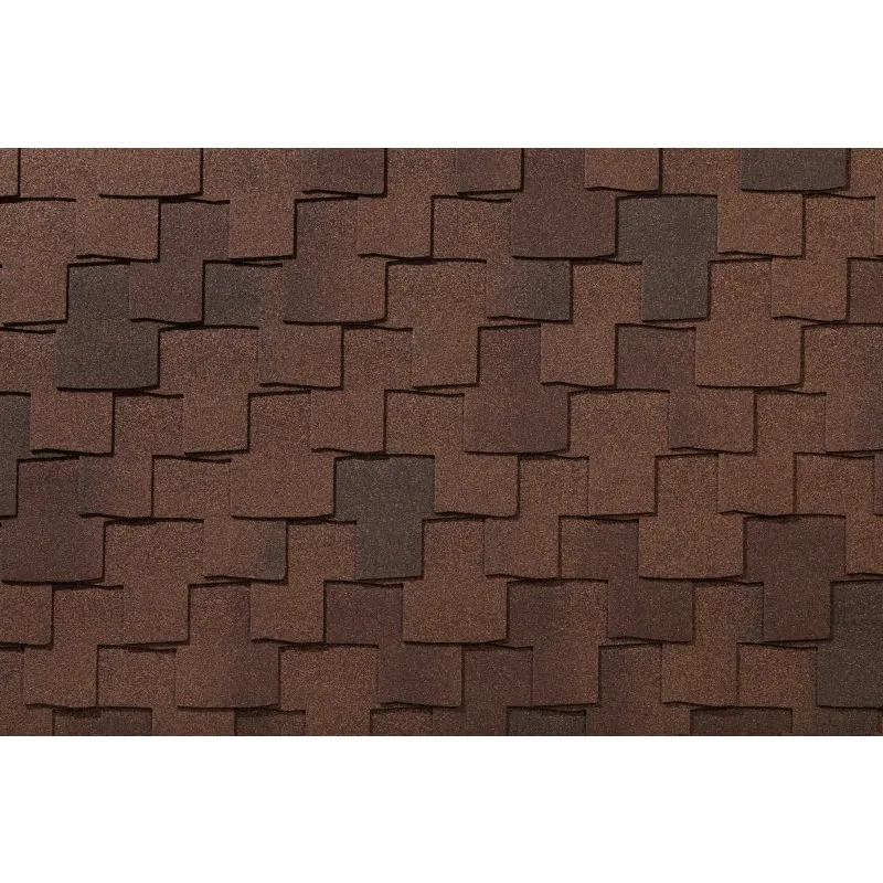 Гибкая черепица RoofShield Премиум Фьюжн 62 Мускатный орех