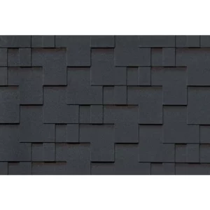 Гибкая черепица RoofShield Премиум Модерн 28 бархатно черный