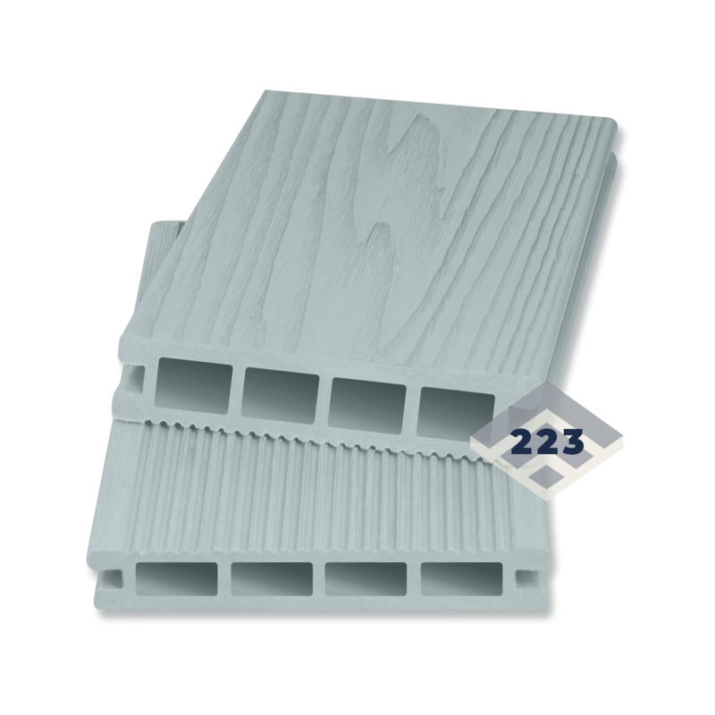 Террасная доска Роскомпозит Strada 25×140 белый